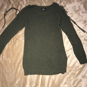 Green Knitted Sweater